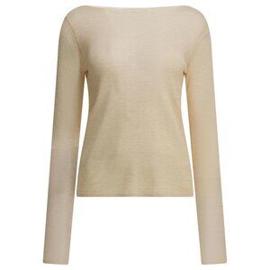 Auralee Cashmere Boat Sweater Tag Size 2 Women